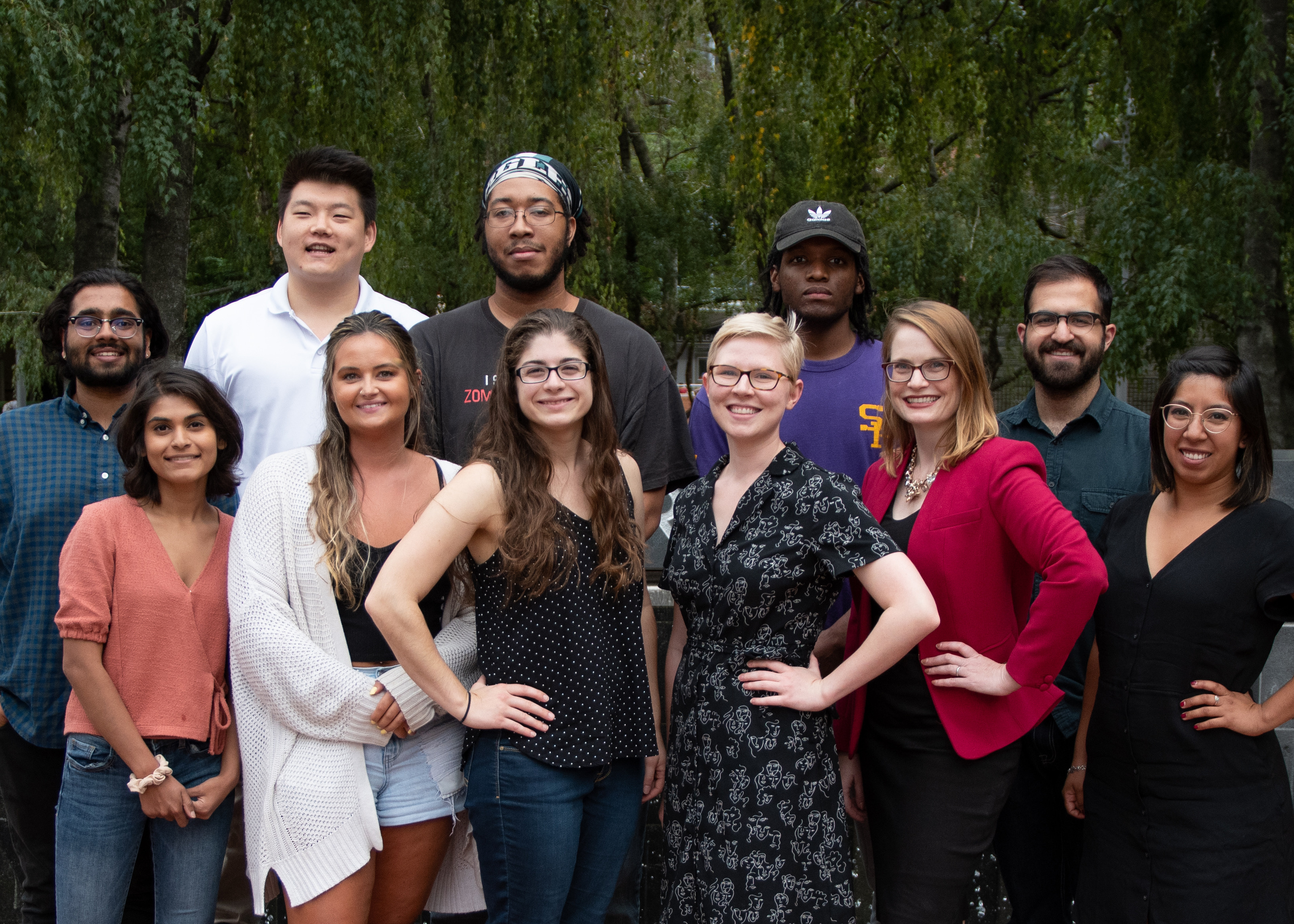 Dr. Bangasser (front row, second from right) with her lab at Temple University. On advice she’d have given herself as a trainee, she says, I wish I could have told myself to focus on what I can control, acknowledge that there is a lot of luck but hard work eventually pays off, and remember that there are many paths to a rewarding career.