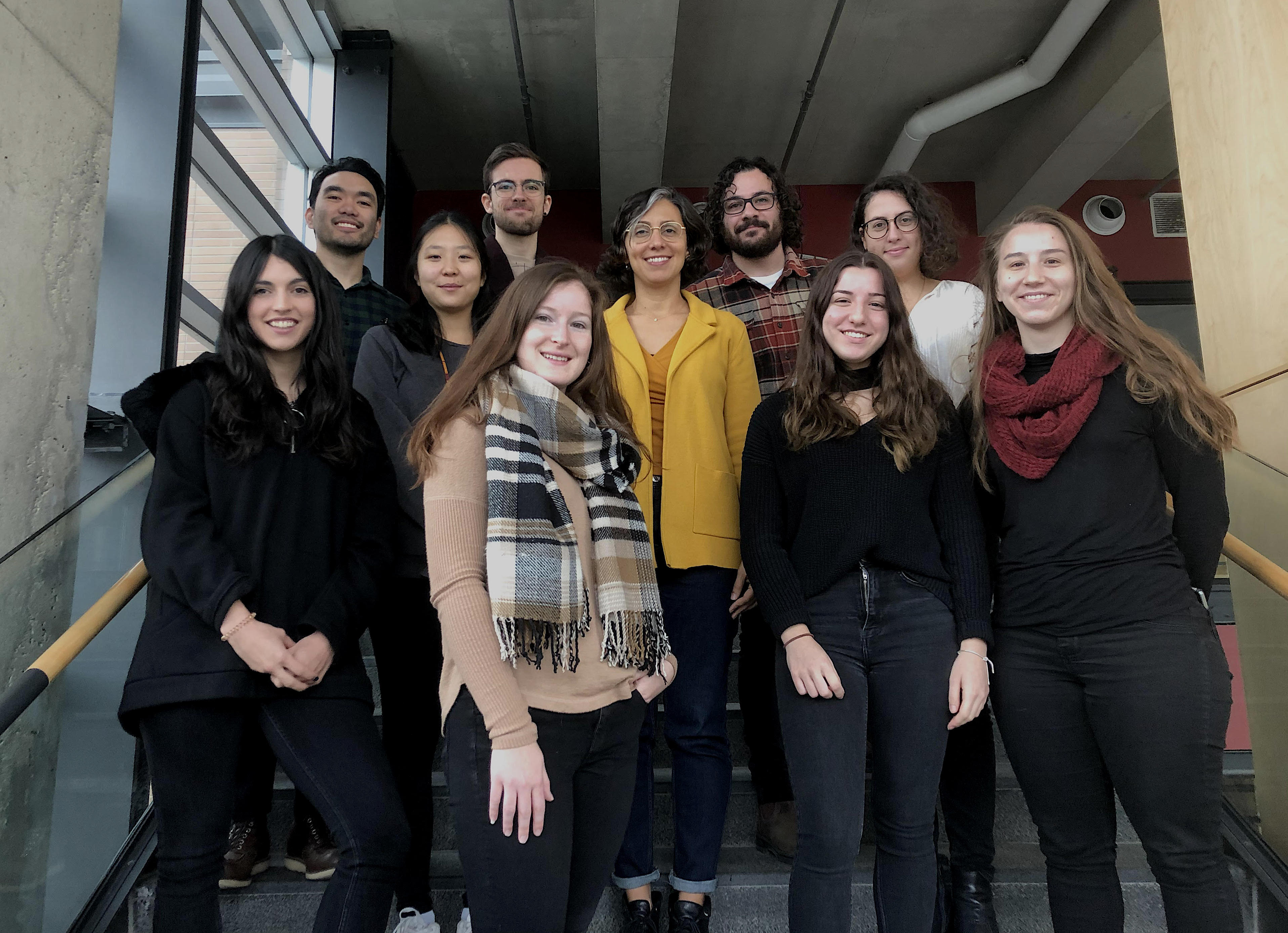 Dr. Chaudhri with her lab members at Concordia University.