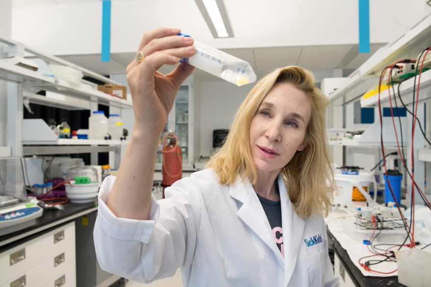 Dr. Josselyn in her lab at the Hospital for Sick Children in Toronto.